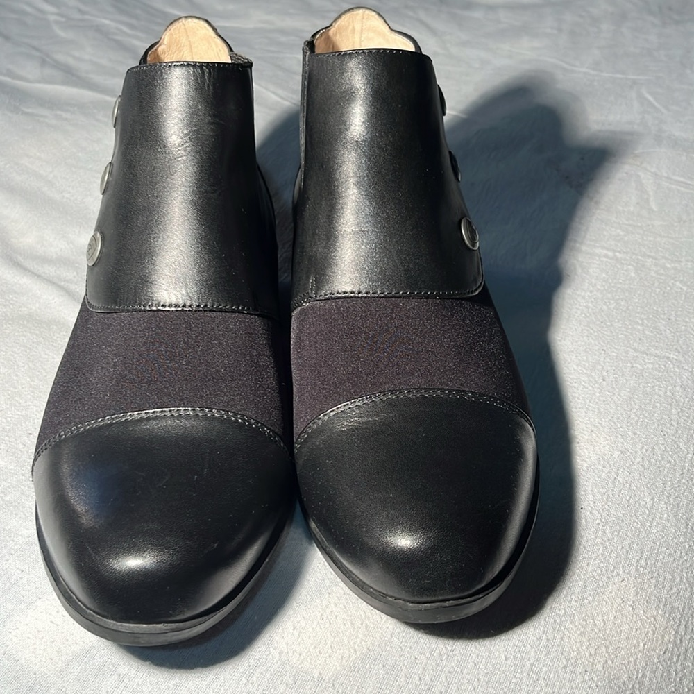 Really Beautiful Black Ariat Spats Style Ankle Boots - Size 9 - Picture 2 of 10